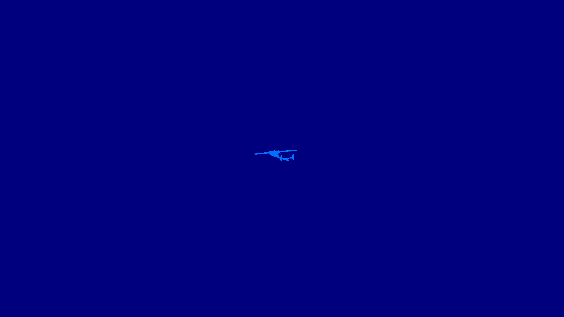 Depth map of a drone